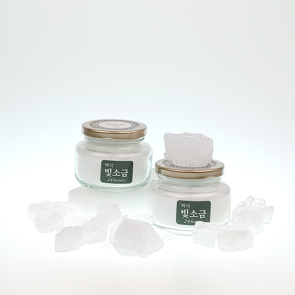 24시간 분말/알갱이 소금 250g