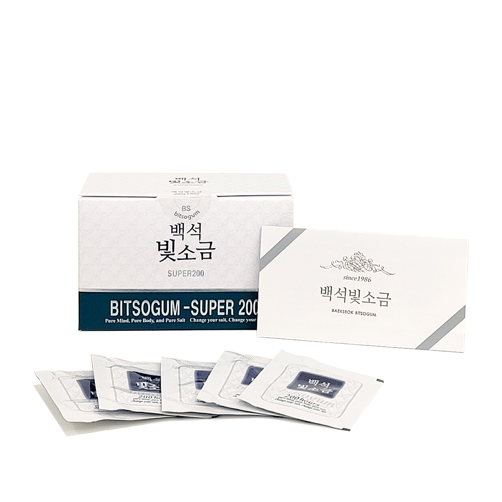 슈퍼 200시간 백석 빛소금 50포